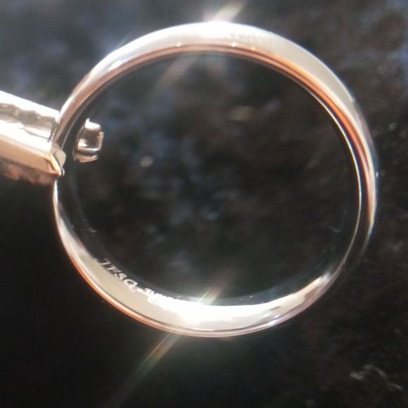 Tungsten carbide Wedding band size,12.5 comfort fit. Polished - Picture 5 of 9